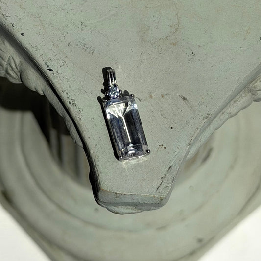 Bergkristall Anhänger - 925 Silber