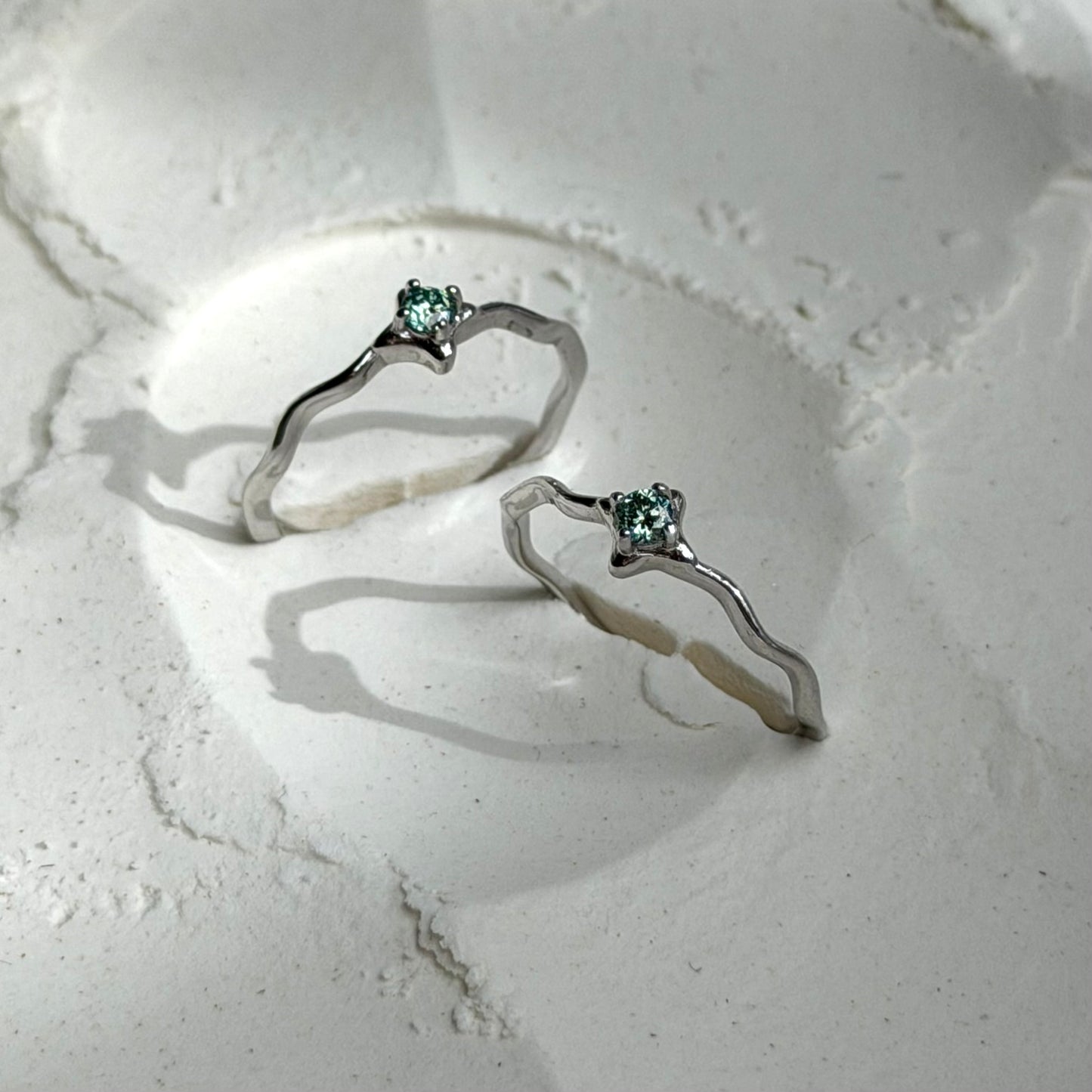 Moissanit Ring - 925 Silber