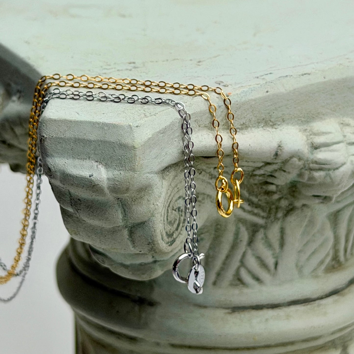 Dünne Kette für Anhänger und Charms - 925 Silber