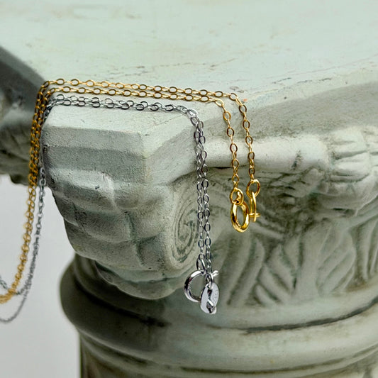 Dünne Kette für Anhänger und Charms - 925 Silber