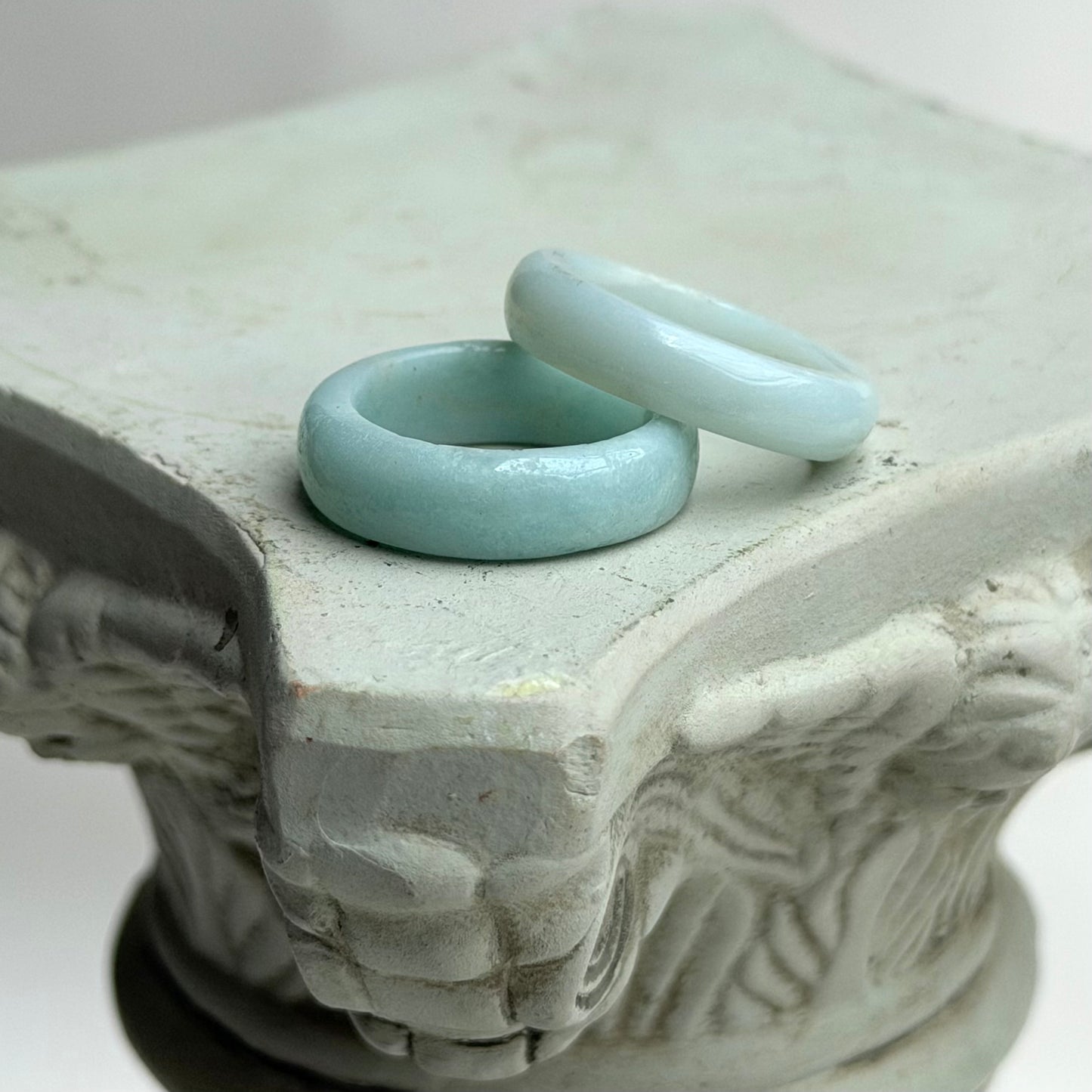 Ring aus karibischem Calcit - 6mm