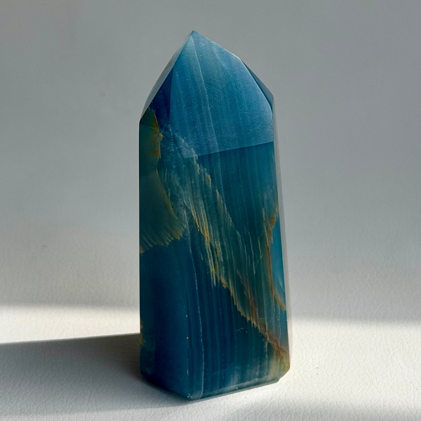 Blauer Onyx Turm 53xo