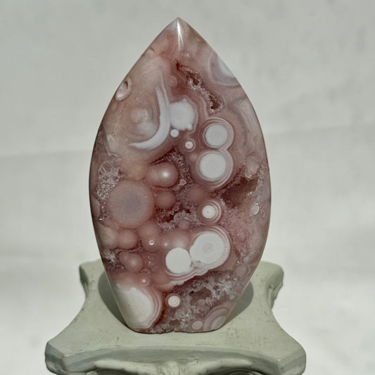 HQ Blumenachat X Amethyst Freiform I