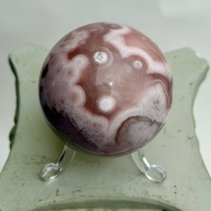 HQ Blumenachat X Amethyst Kugel III