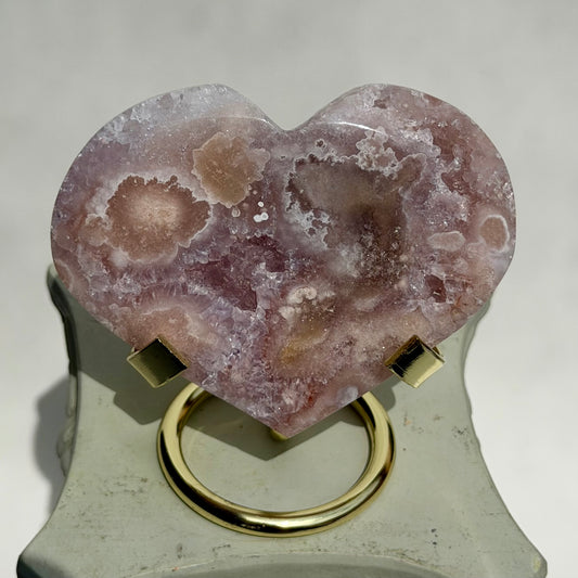HQ Blumenachat X Amethyst Herz VI