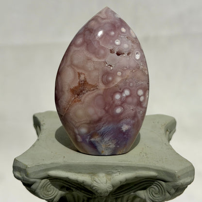 HQ Blumenachat X Amethyst Freiform III