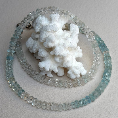 HQ Aquamarin Kette - 925 Silber