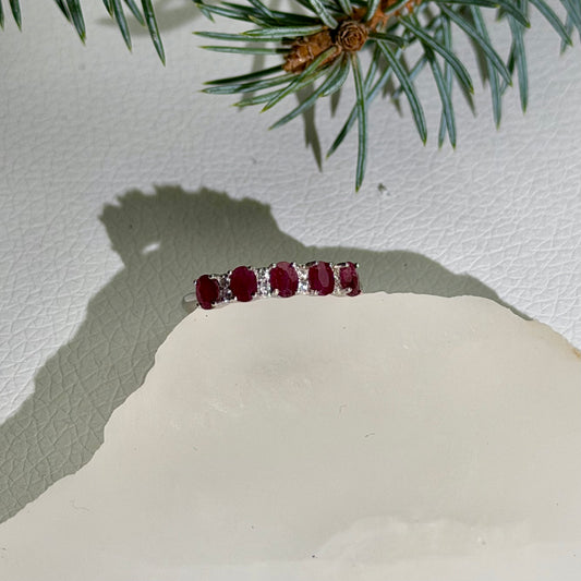 Ring ‚Crimson Glow‘ - Rubin