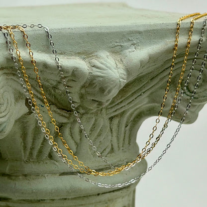 Dünne Kette für Anhänger und Charms - 925 Silber