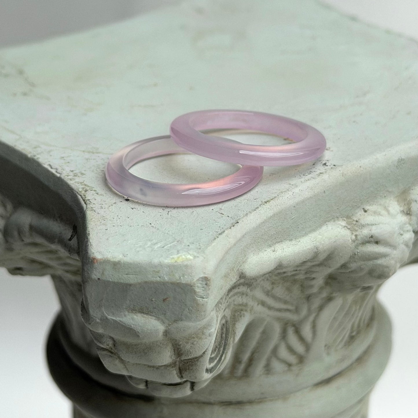 Ring aus Rosenquarz - 3mm