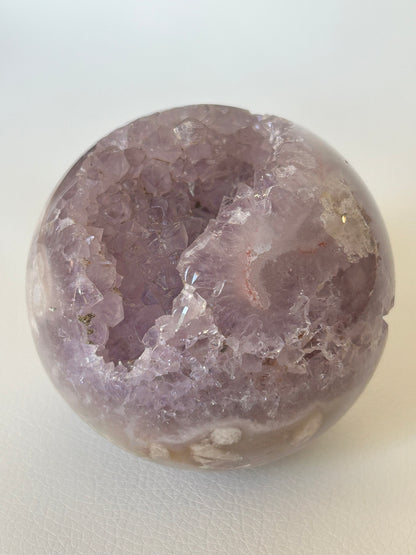 Blumenachat X Amethyst Kugel - A