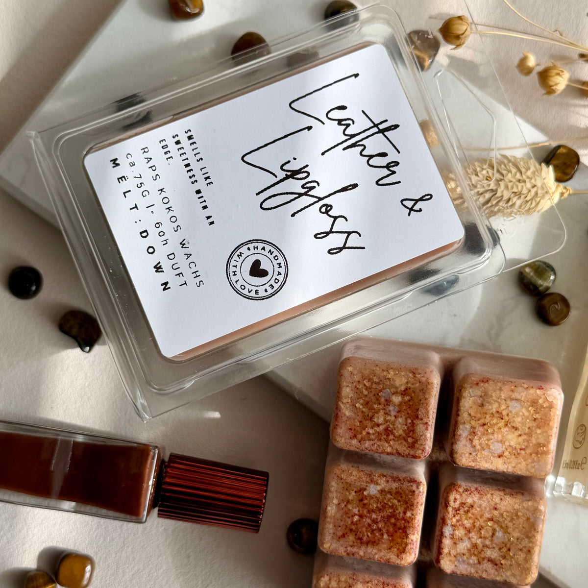 Leather & Lipgloss Duftwachs Snapbar - Mëltdown