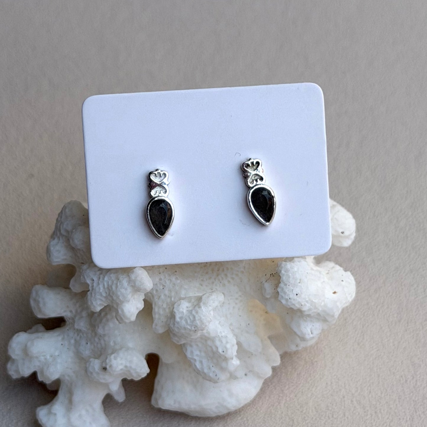 Labradorit Ohrringe - 925 Silber
