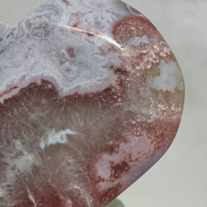 HQ Blumenachat X Amethyst Herz II