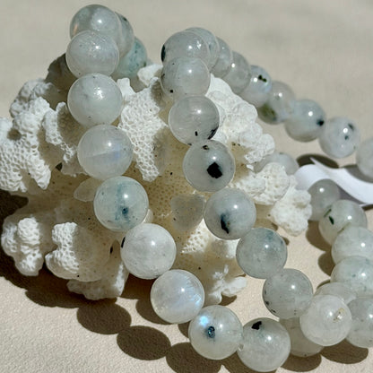 Regenbogenmondstein Armband - 8mm