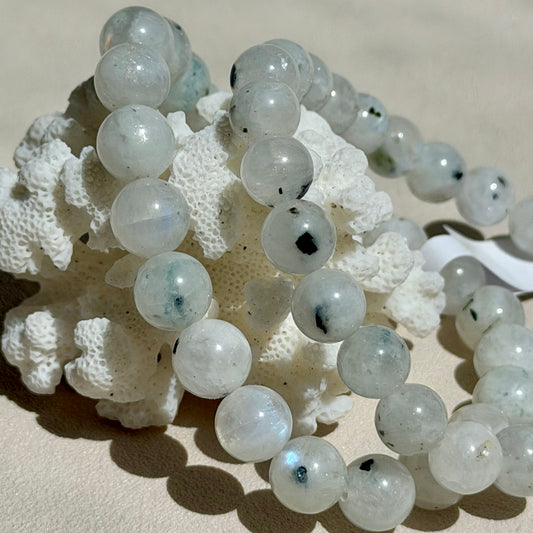 Regenbogenmondstein Armband - 8mm