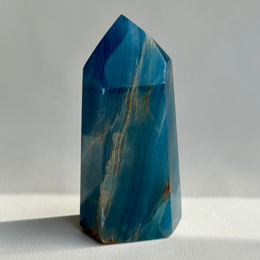 Blauer Onyx Turm 64xo