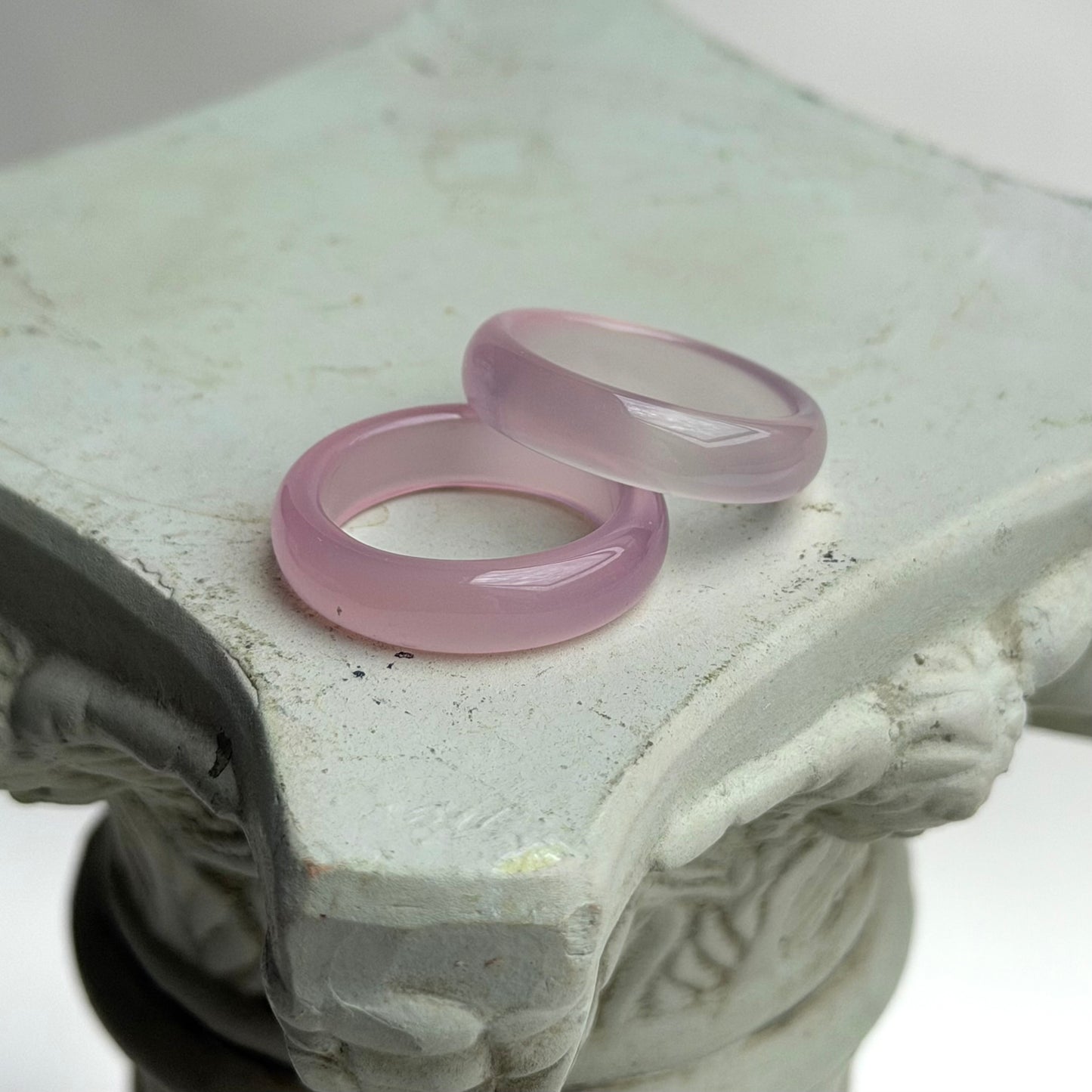 Ring aus Rosenquarz - 6mm