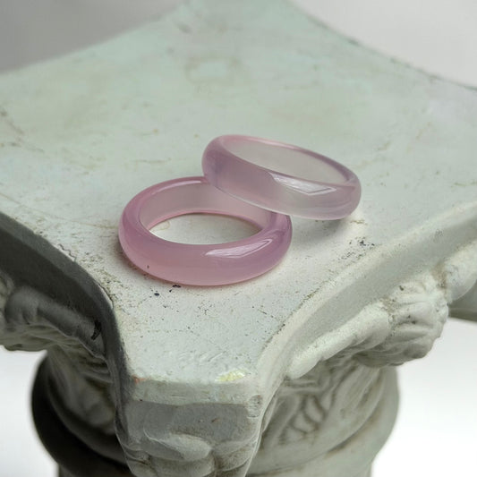Ring aus Rosenquarz - 6mm