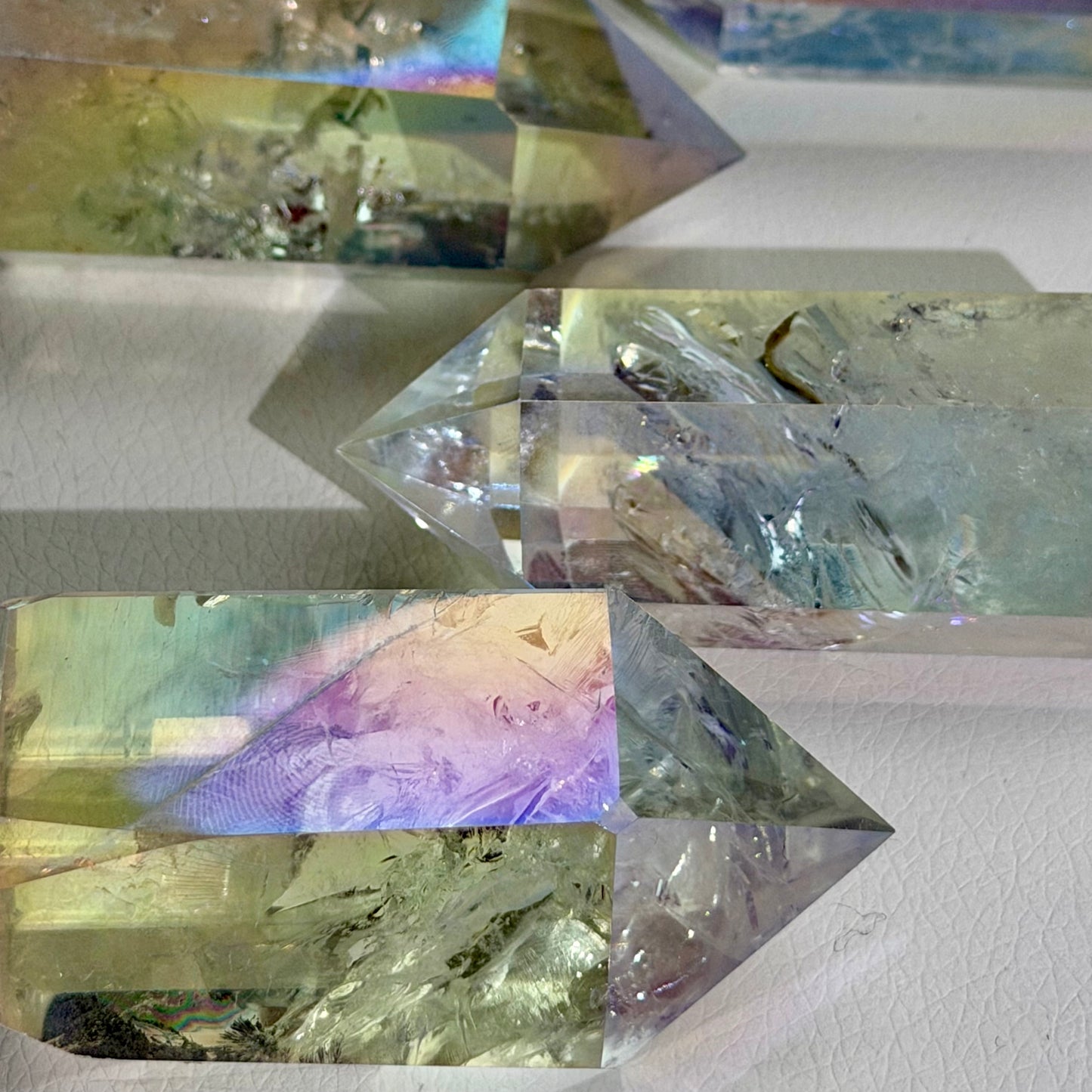 Aura Bergkristall Spitze