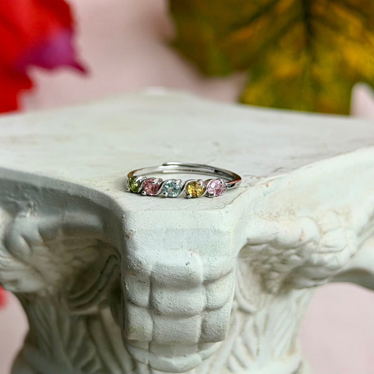 Iris Ring - Turmalin - 925 Silber