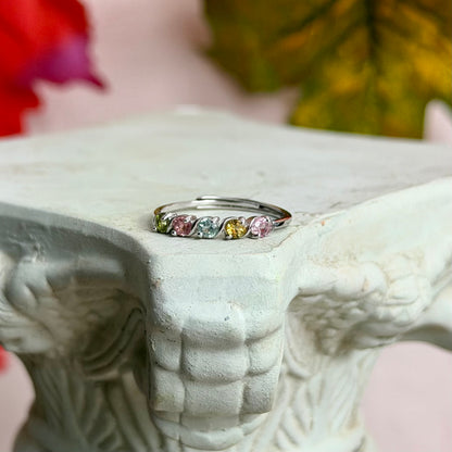 Iris Ring - Turmalin - 925 Silber
