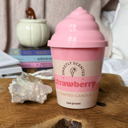 Strawberry Latte Kerze