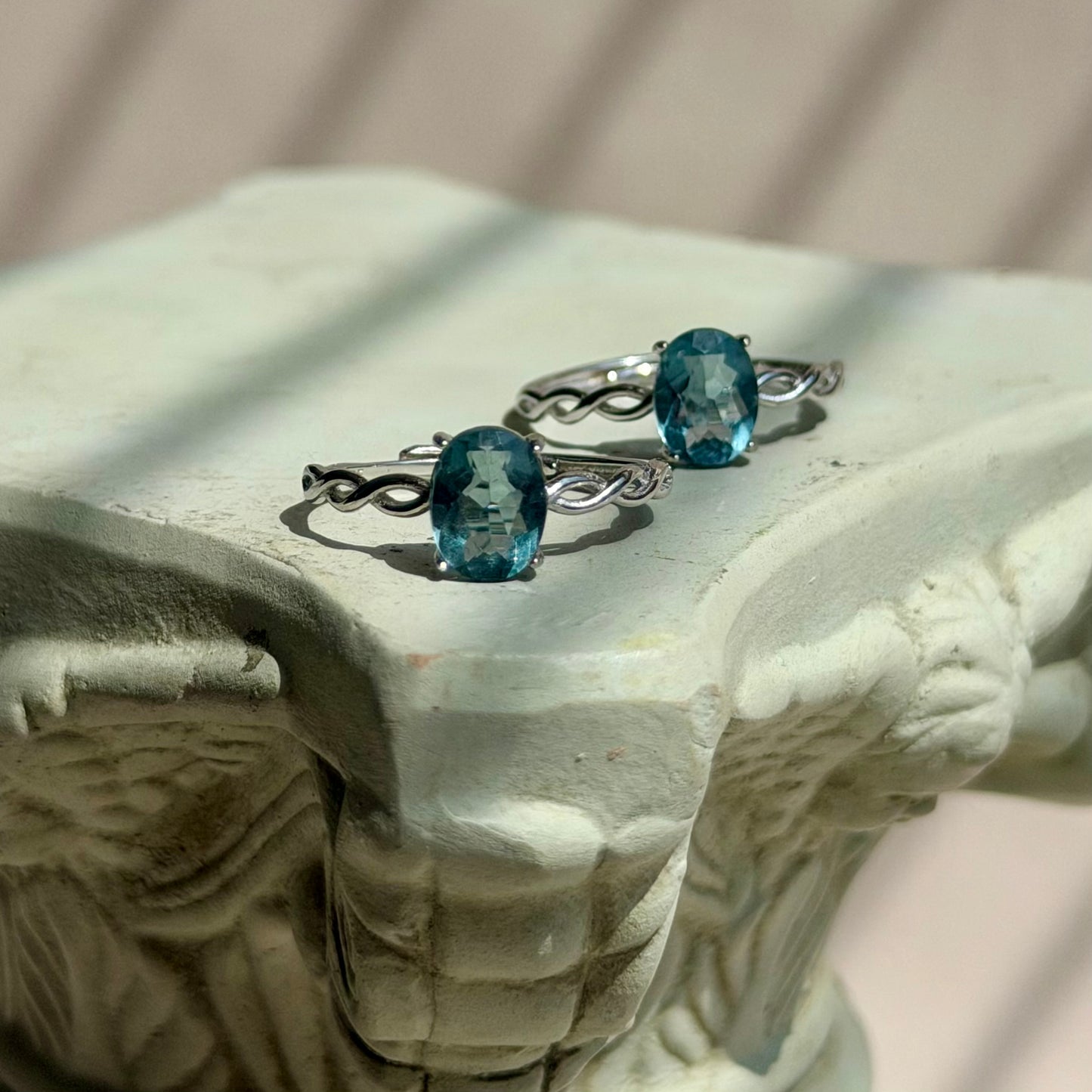 Pelagia Ring - Fluorit - 925 Silber
