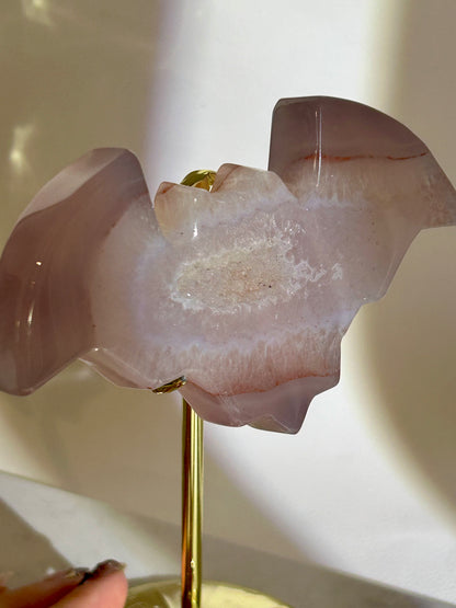 Druzy Achat Fledermaus - 45BD