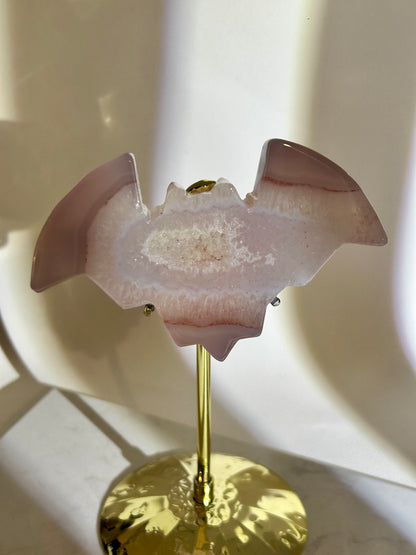 Druzy Achat Fledermaus - 45BD