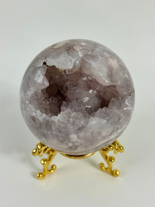 Blumenachat X Amethyst Kugel - C
