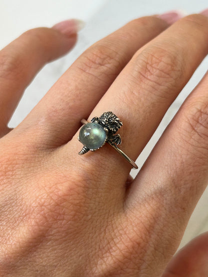 Labradorit Drachen Ring
