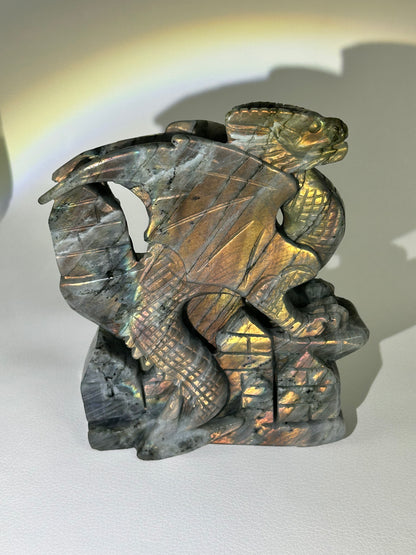 HQ Labradorit Drache