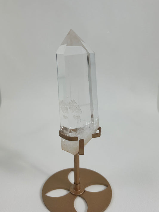 HQ Bergkristall Spitze mit Halterung - E