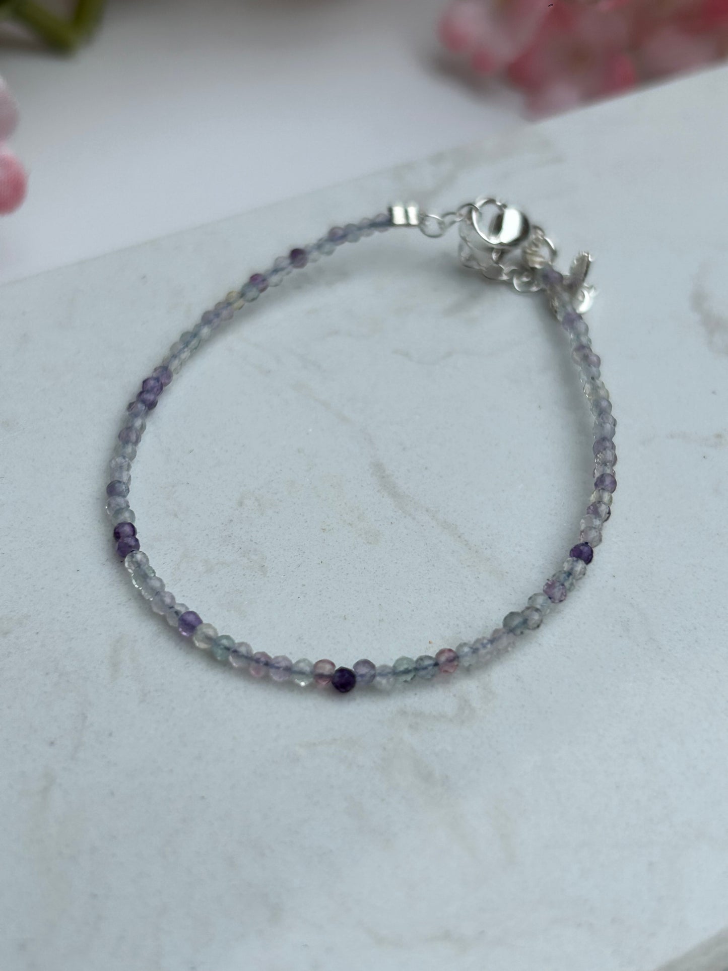 Fluorit  Armband - Facettiert