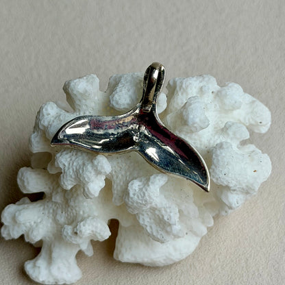 Abalone Delfinflosse Anhänger - 925 Silber - 29P
