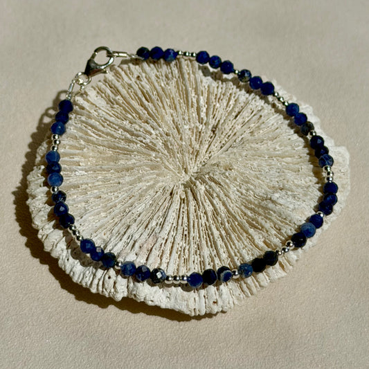KYANOS - Armband - 925 Silber - Sodalith