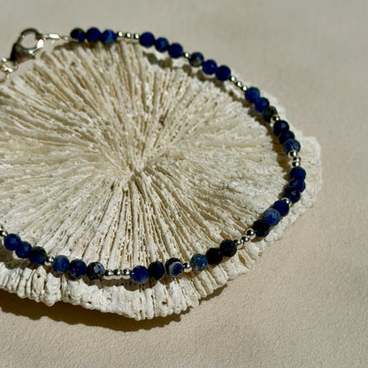 KYANOS - Armband - 925 Silber - Sodalith