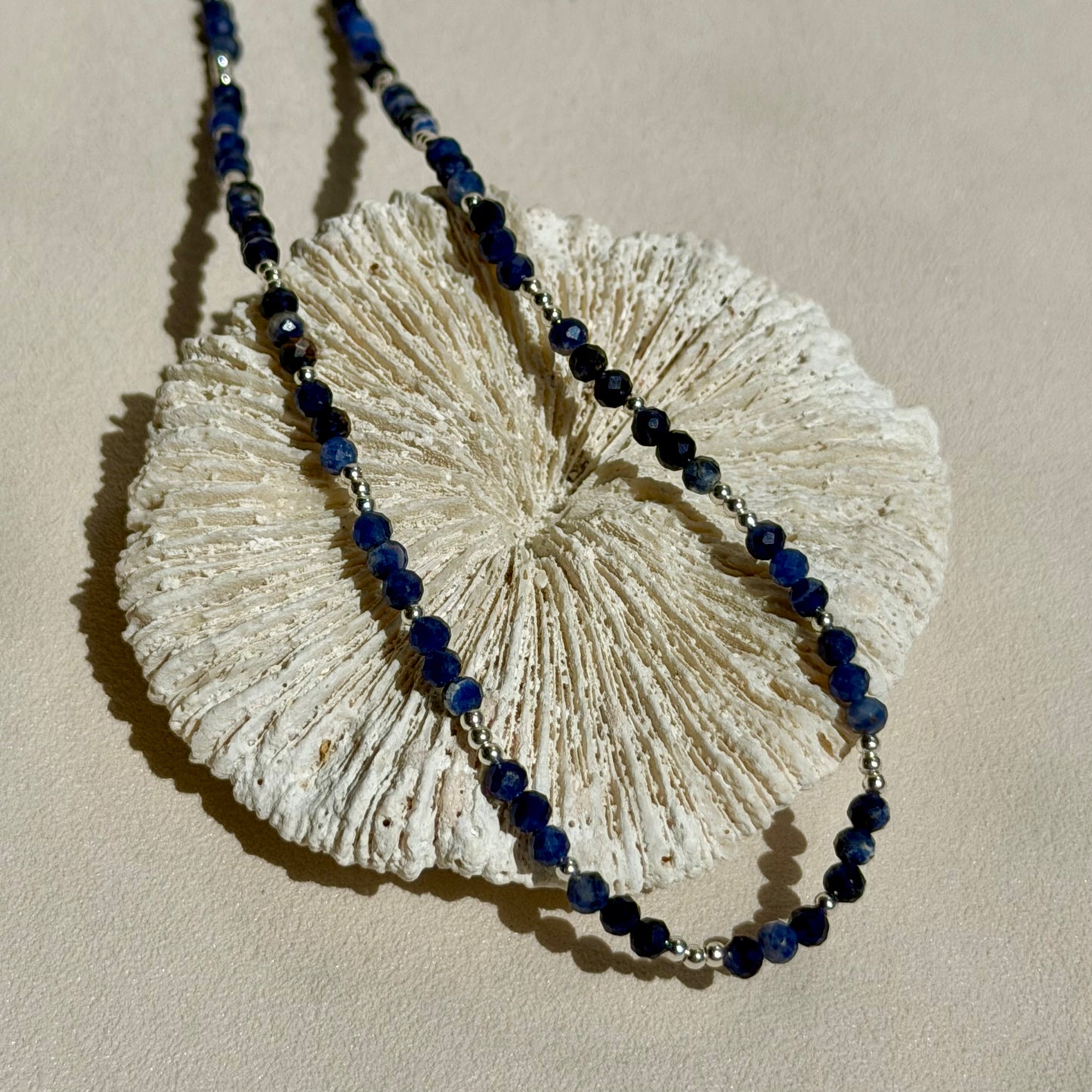 KYANOS - Halskette - 925 Silber - Sodalit