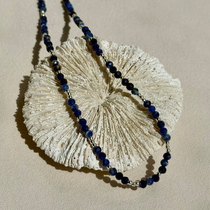 KYANOS - Halskette - 925 Silber - Sodalit