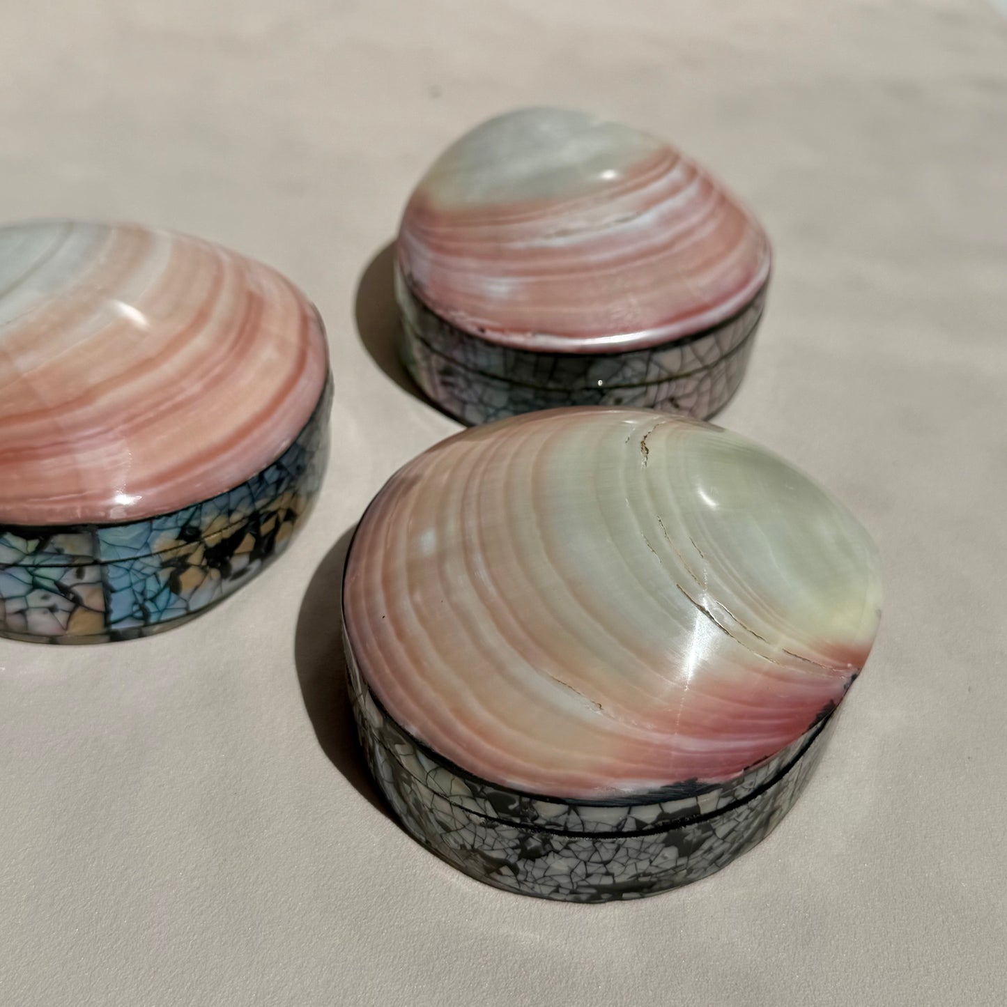 Herzmuschel - Schmuck Schatulle
