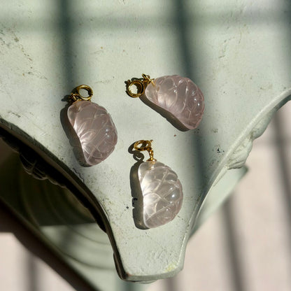 Eunomia Charm - Rosenquarz - 925 Silber
