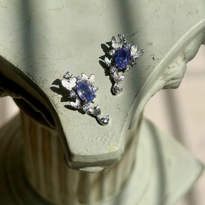 Selene Anhänger - Lavendelmondquarz - 925 Silber