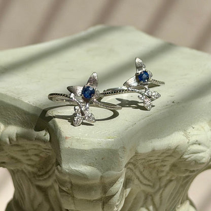 Aello Ring - Saphir - 925 Silber