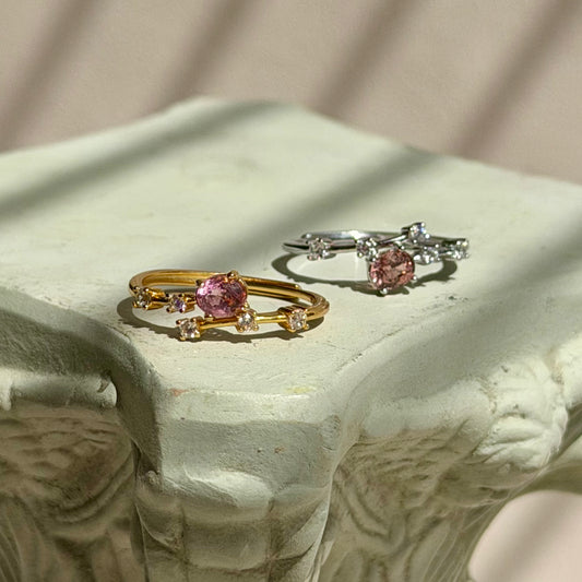 Charis Ring - Pinker Turmalin - 925 Silber