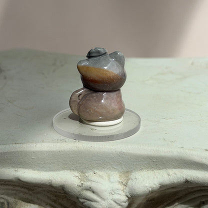 Glückskatze – Alashan Achat - I