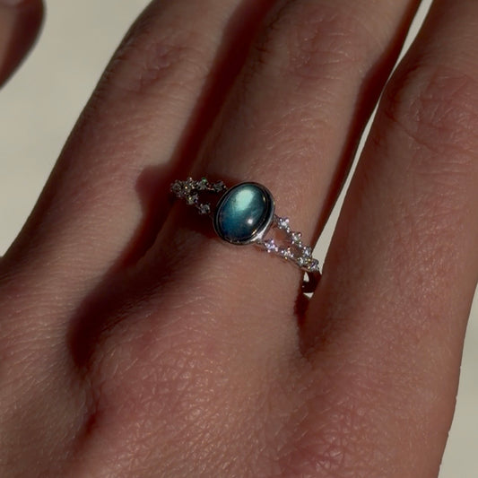 Labradorit Ring - Aurora Veil