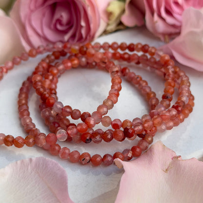 Aphrodite’s Flame – Karneol Armband (4 mm)