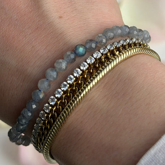 Aphrodite’s Veil – Labradorit Armband (4 mm)