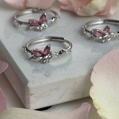 Aphrodite in Bloom – Pinker Turmalin Ring